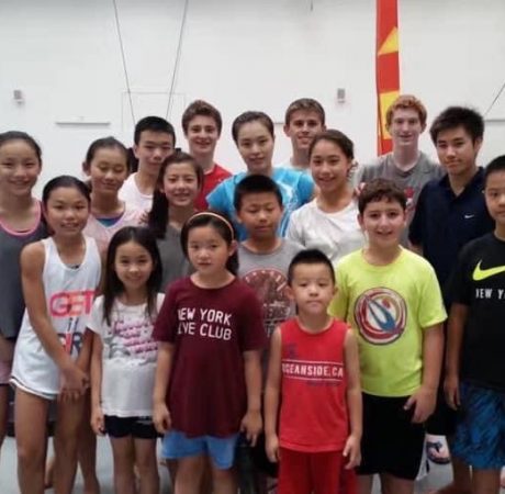 team China trip -picture with Olympic Golden medalist Minxia Wu